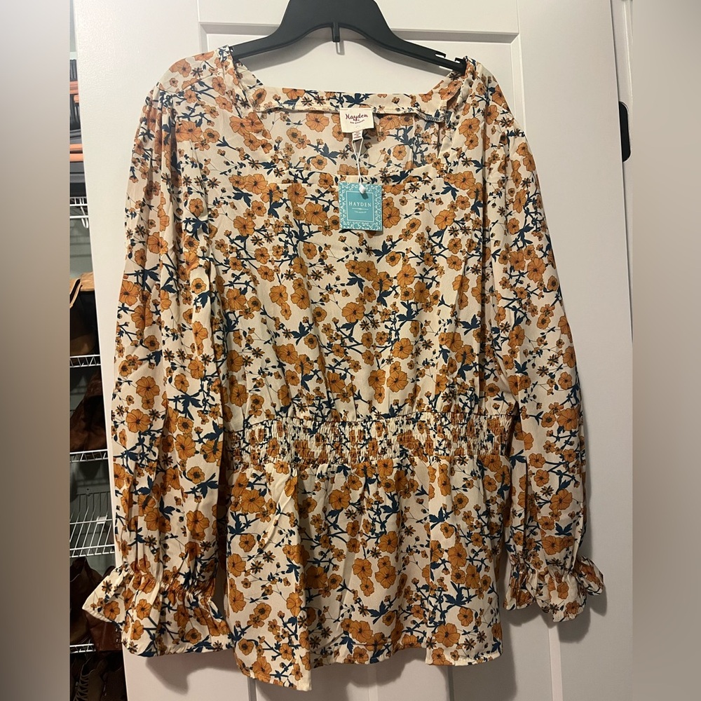 Hayden LA floral blouse